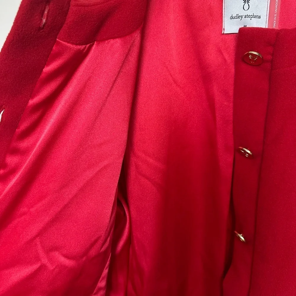 Dudley Stephens Red Diana Women’s Blazer.  Includes a Dudley Stephen’s tote bag